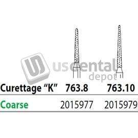 PREMIER Two Striper FG 763.10 Coarse Diamond Burs, Curettage K. Pack of 5 - #2015979