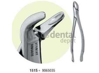 PREMIER  #151S Surgical Forceps Lower Incisor, Bicuspid and Root 6in Universal - #9065035