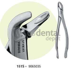 PREMIER  #151S Surgical Forceps Lower Incisor, Bicuspid and Root 6in Universal - #9065035