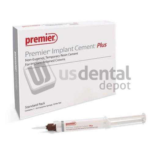 PREMIER  Implant Cement Plus Standard Pack, PINK, 5 ml Automix Syringe & 10 - #3001550