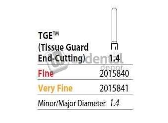 PREMIER Two Striper FG 1.4 Very Fine TGE (Tissue Guard End-Cutting) Diamond Bur. Refine - #2015841