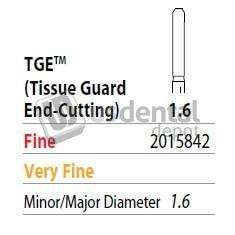 PREMIER Two Striper FG 1.6 Fine TGE (Tissue Guard End-Cutting) Diamond Bur. Refine - #2015842