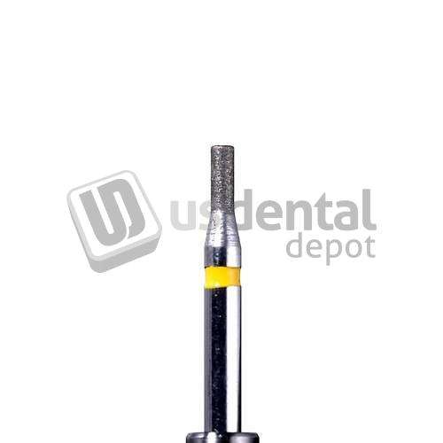 PREMIER Two Striper FG #514.3 Fine Diamond Bur, Flat-End Cylinder. Pack of 5 - #2015293