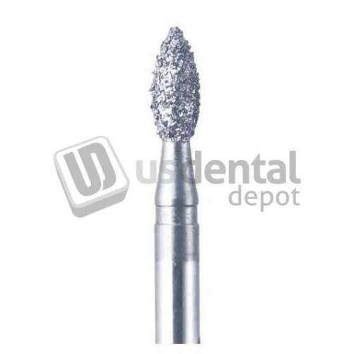 PREMIER Two Striper FG #290.4 football shaped very fine diamond bur. Pack of 5 - #2015204