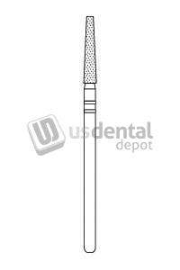 PREMIER  Laboratory HP Diamonds #X703.12 Flat End Taper Fine  Grit  Laboratory HP - #2012754