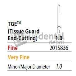 PREMIER Two Striper FG 1.0 Fine TGE (Tissue Guard End-Cutting) Diamond Bur. Refine - #2015836