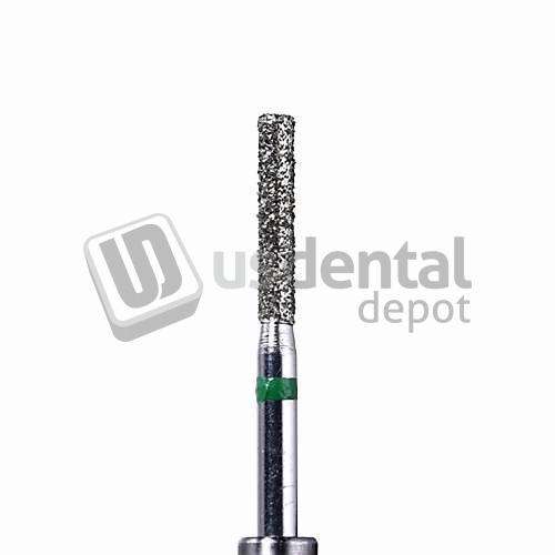 PREMIER Two Striper FG #514.3 Coarse Diamond Bur, Flat-End Cylinder. Pack of 5 - #2015273