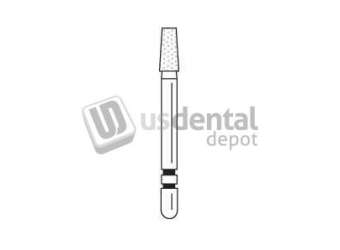 PREMIER Two Striper FG 723.4 Coarse Grit  diamond bur Flat-End Taper, 5/pack. To create - #2015254