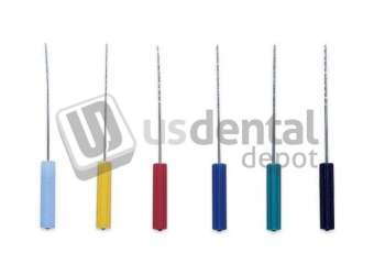 PREMIER  #50 Stainless Steel Barbed Broaches with Color-coded Plastic Handle - #9053635