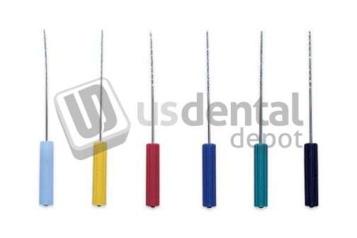 PREMIER  #50 Stainless Steel Barbed Broaches with Color-coded Plastic Handle - #9053635