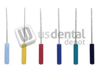 PREMIER  #30 Stainless Steel Barbed Broaches with Color-coded Plastic Handle - #9053632