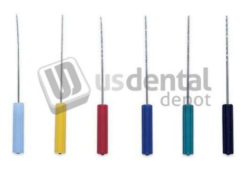 PREMIER  #30 Stainless Steel Barbed Broaches with Color-coded Plastic Handle - #9053632