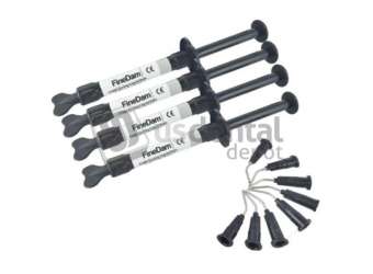 SPIDENT - FineDam 4 - 1.2 mL Syringes & 8 Tips. Passively adhesive (sealing) - # 315100