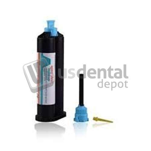 PULPDENT Spee-Dee Build-Up, 50mL automix cartridge & 30 mix tips. Dual cure, radiopaque - #SBU50