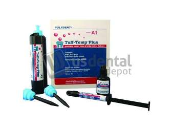 PULPDENT Tuff-Temp Plus A2 Cartridge Kit. Provisional Veener, Crown and Bridge Resin - #TTPA2