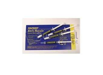 PULPDENT Etch Royale Etch 37% Phosphoric Acid Gel, Bulk Pack: 24 - 1.2 mL Syringes - #ER24