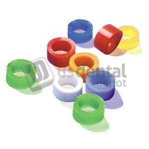 PULPDENT Pulpdent ASSORTED Color Coded Silicone Rings, Safe for All Types - #CR-AS