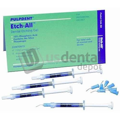 ETCHALL ETCHALL ETCHING GEL, 10 P PULPDENT EA6 US Dental Depot