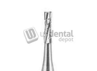 SS WHITE - FG #557L Straight Fissure Crosscut Carbide Bur, 100pk burs  - #13577