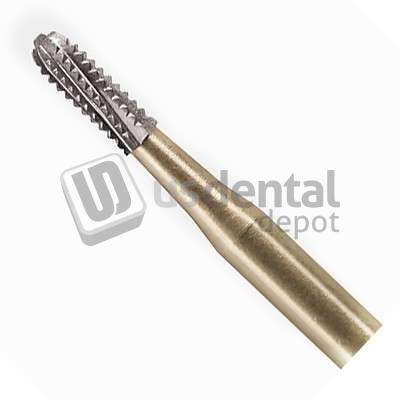 SS WHITE - Great WHITE Gold FG #GW2 Straight Fissure Restorative Removal Carbide Bur, 5pk  - # 18062-5