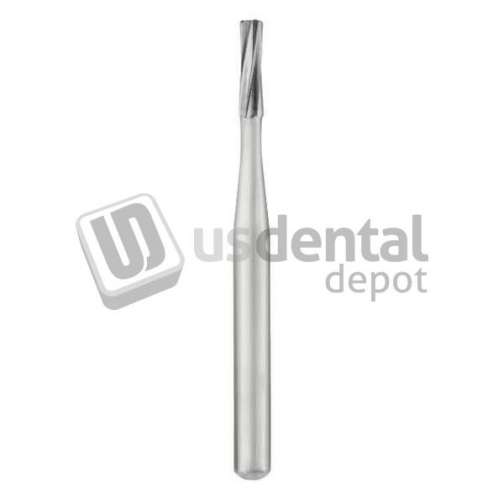 SS WHITE - FG #57 SS (short shank) Straight Fissure Plain Carbide Bur, 10pk  - #14995