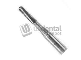 SS WHITE - RA #1556 straight dome crosscut carbide bur for slow speed latch, pack - #14792