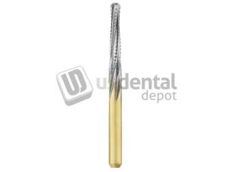 SS WHITE - Great WHITE Ultra FG #856.016 SS Round End Taper Carbide Bur 5pk . Short Shank - #18182-5