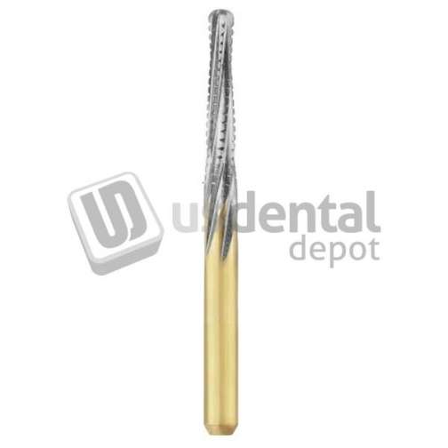 SS WHITE - Great WHITE Ultra FG #856.016 SS Round End Taper Carbide Bur 5pk . Short Shank - #18182-5