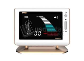 WOODPECKER - DTE Apex Locator with Gold Trim & Stand. Equipped with CLEAR, multicolor LCD - # Dpex-III