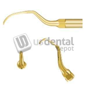 WOODPECKER - DTE Ultrasonic Scaler Gold Tips PD12T – 1/Pk. Supragingival Scaling Tips - # PD-12T
