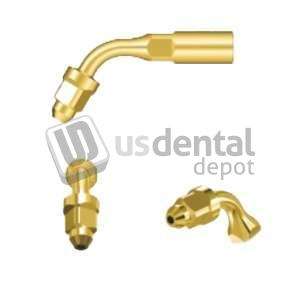 WOODPECKER - DTE Ultrasonic Endo Gold Tips ED1T – 5/Pk. 120 deg angle holder for root canal - # ED-1T