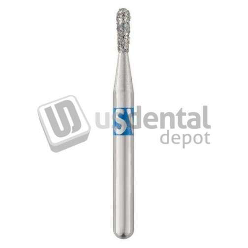 SS-WHITE - Piranha Diamonds FG #830.012 Medium  Grit , Pear Shaped, Single Use Diamond Bur - #830-012M