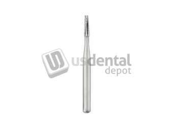 SS WHITE - FG #701 taper fissure crosscut Carbide Bur, clinic 100pk burs  - #13701