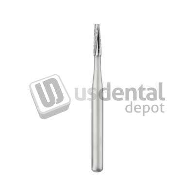 SS WHITE - FG #701 taper fissure crosscut Carbide Bur, clinic 100pk burs  - #13701