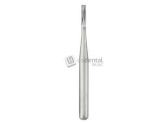 SS WHITE - FG #56 SS (Short Shank) Plain Flat End Fissure Carbide Bur, Package - #13065