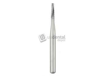 SS WHITE - FG #700 SS (short shank) Taper Flat End Crosscut Fissure Carbide Bur - #13708