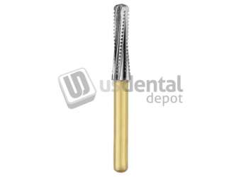 SS WHITE - Great WHITE Ultra FG #856.020 SS Round End Taper Carbide Burs 5pk . Short - #18184-5