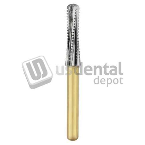 SS WHITE - Great WHITE Ultra FG #856.020 SS Round End Taper Carbide Burs 5pk . Short - #18184-5