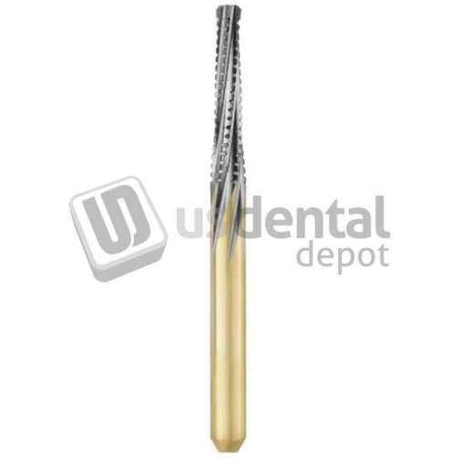 SS WHITE - Great WHITE Ultra FG #847.016 SS Flat End Taper Carbide Burs 5pk . Short Shank - #18186-5