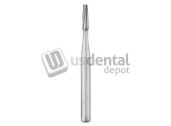 SS WHITE - FG #171S Taper Fissure Plain Carbide Bur, 100pk. Short shank, clinic - #13173