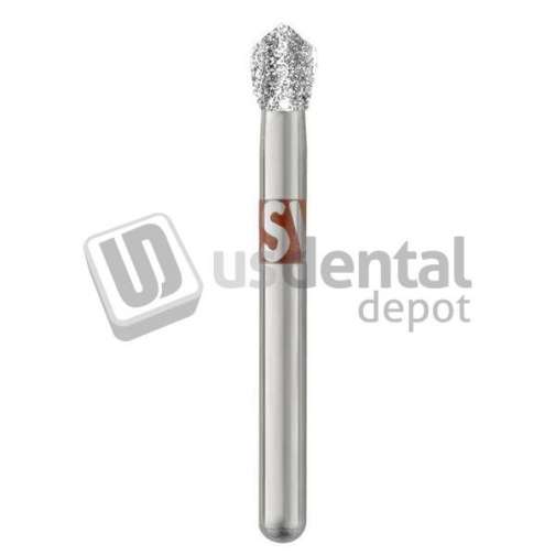 SS WHITE - Piranha Diamonds FG #905.023 Fine  Grit , Acorn Shaped, Single Use Diamond Bur - #905-023F