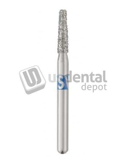 SS WHITE - Piranha Diamonds FG #846KR.018 Medium  Grit , Modified Flat End Taper, Single Use - #846KR-018M