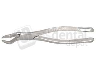 NORDENT #53L upper 1st and 2nd molar-left with bayonet pattern surgical Forceps - #FE53L