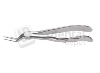 NORDENT #97 Upper Roots Surgical Forceps with Extra Narrow Serrated Blades - #FE97