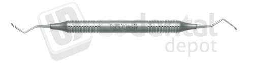 NORDENT #4R/4L Columbia Curette with DuraLite Round Handle - #RESCCO4R-4L