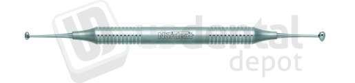 NORDENT #28-29 Football (Egg) Double End Burnisher, 2.3mm/3.6mm Diameters, High - #REBR28-29