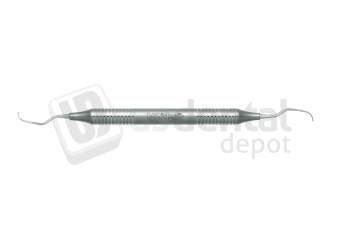 NORDENT #3/4 Double End Langer Curette with DuraLite Round Handle - #RESCLN3-4