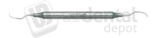 NORDENT #3/4 Double End Langer Curette with DuraLite Round Handle - #RESCLN3-4