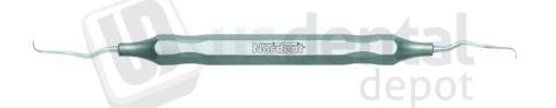 NORDENT #13/14 Double End Long Shank Mini Blade Gracey Curette with DuraLite - #ESCGR13-14ML