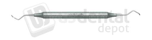 NORDENT #13S/14S Double End McCall Curette with DuraLite Round Handle - #RESCM13S-14S